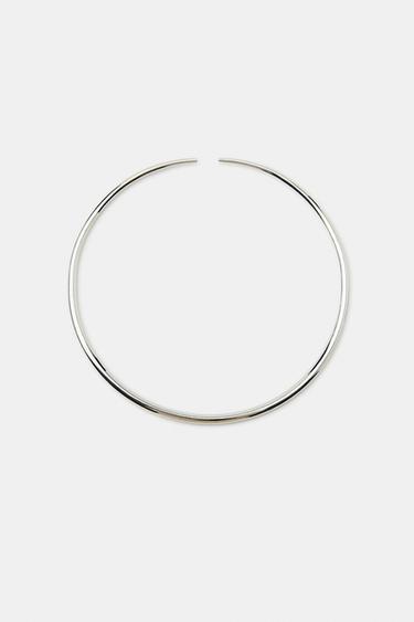 COLLAR CHOKER METÁLICO - Plata de Zara