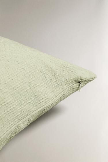 HOUSSE DE COUSSIN TEXTURE - Vert clair de Zara - Image 1