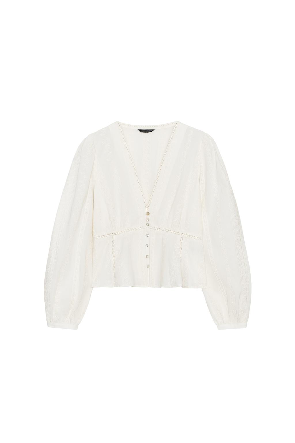 ROMANTIC EMBROIDERED BLOUSE - image 3