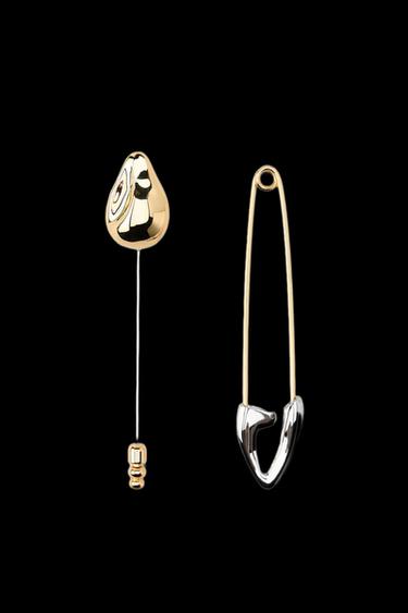 2ER-PACK SICHERHEITSNADEL-BROSCHEN - Gold / Silber von Zara - Bild 0