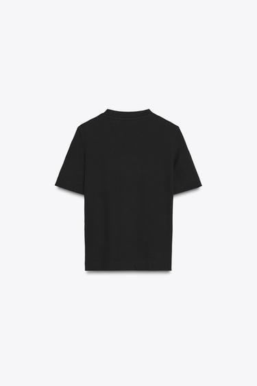 T-SHIRT BIJOU - Noir de Zara - Image 6