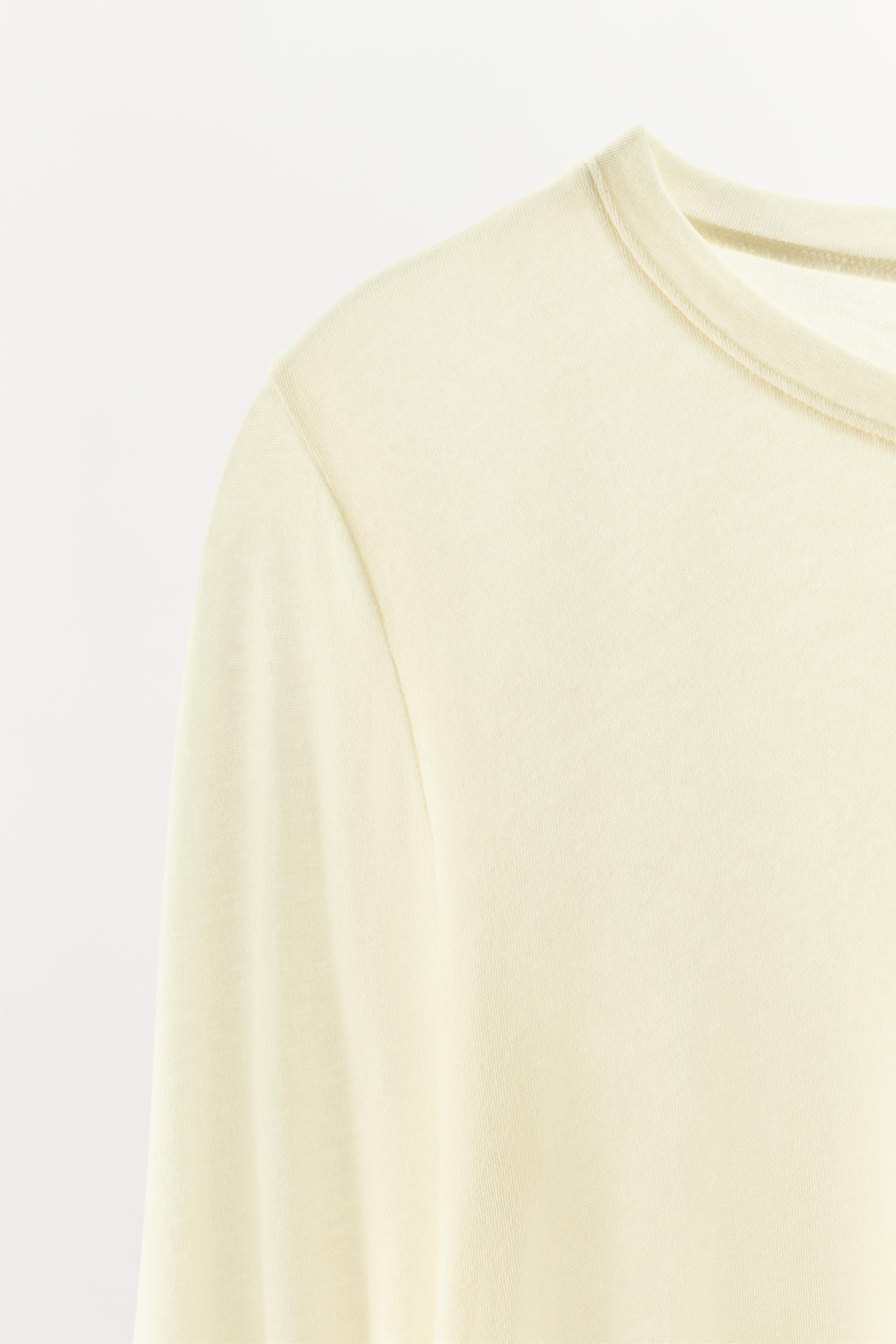 SILK BLEND LONG-SLEEVE T-SHIRT thumbnail 8