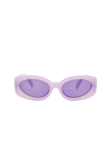 COLORED PLASTIC FRAME SUNGLASSES