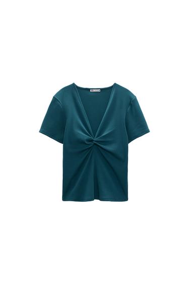 KNOTTED T-SHIRT