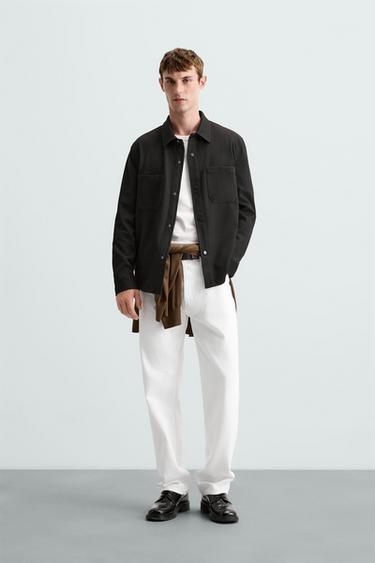 COMFORT OVERSHIRT - Black by Zara - Image 0