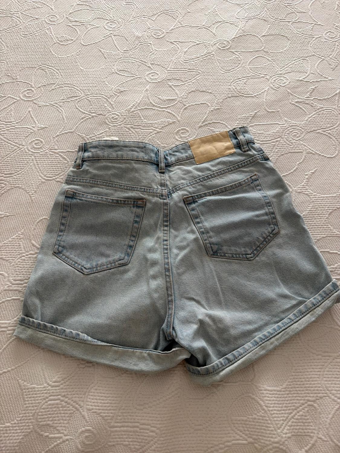 AUTHENTIC DENIM MOM FIT BERMUDA SHORTS - Image 5