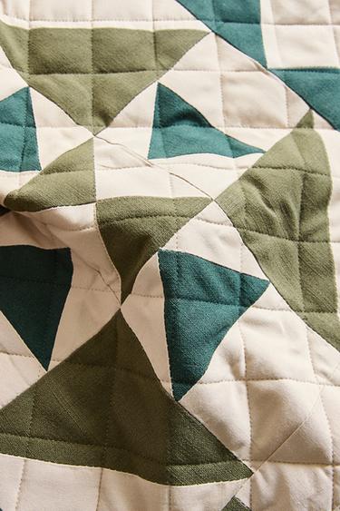 PATCHWORK PLACEMAT - Green by Zara - Image 2