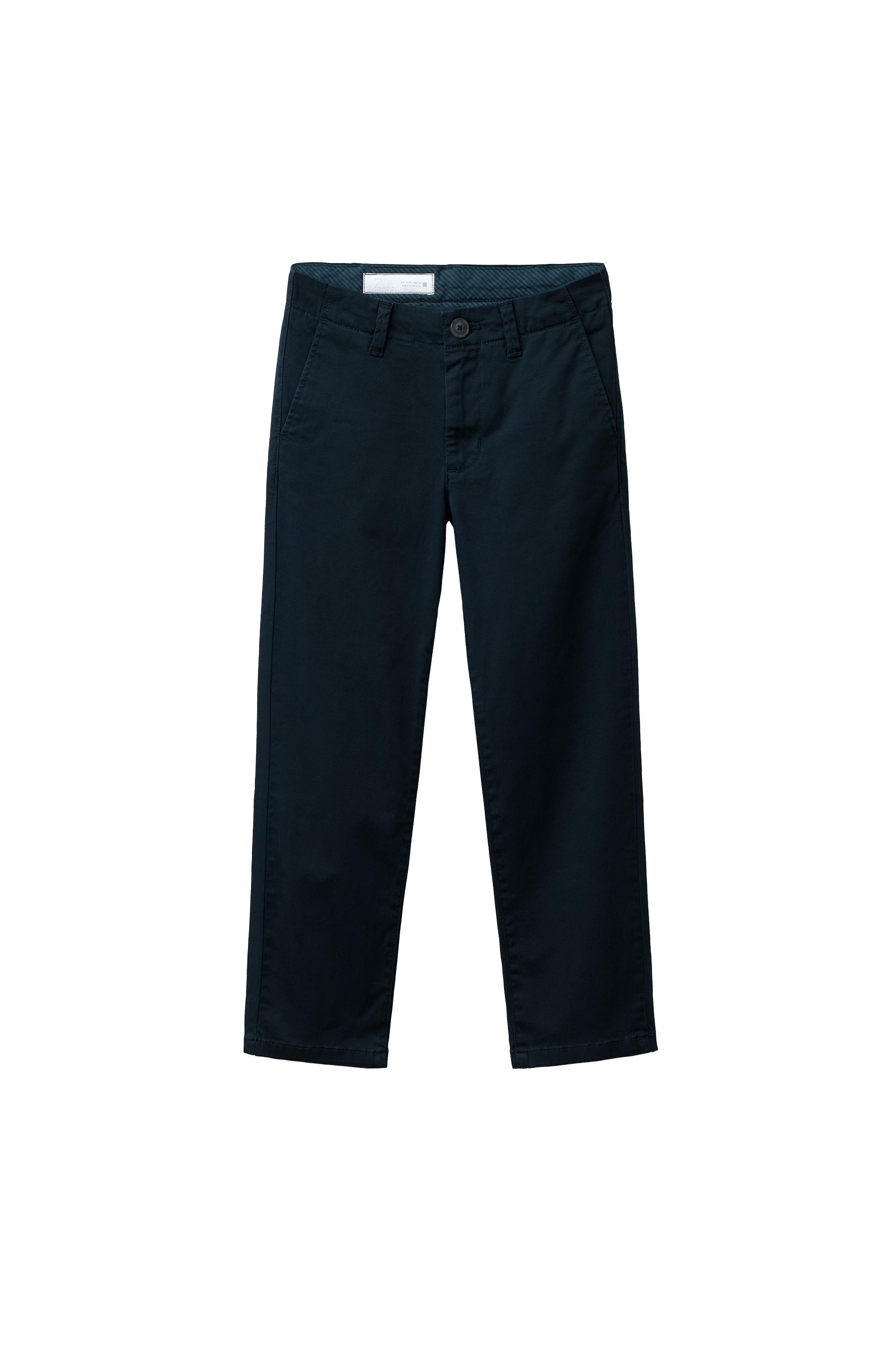 PANTALONI CHINO SIMPLI - Bleumarin | ZARA România