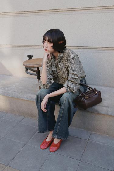 MINI BOWLING BAG - Brown by Zara