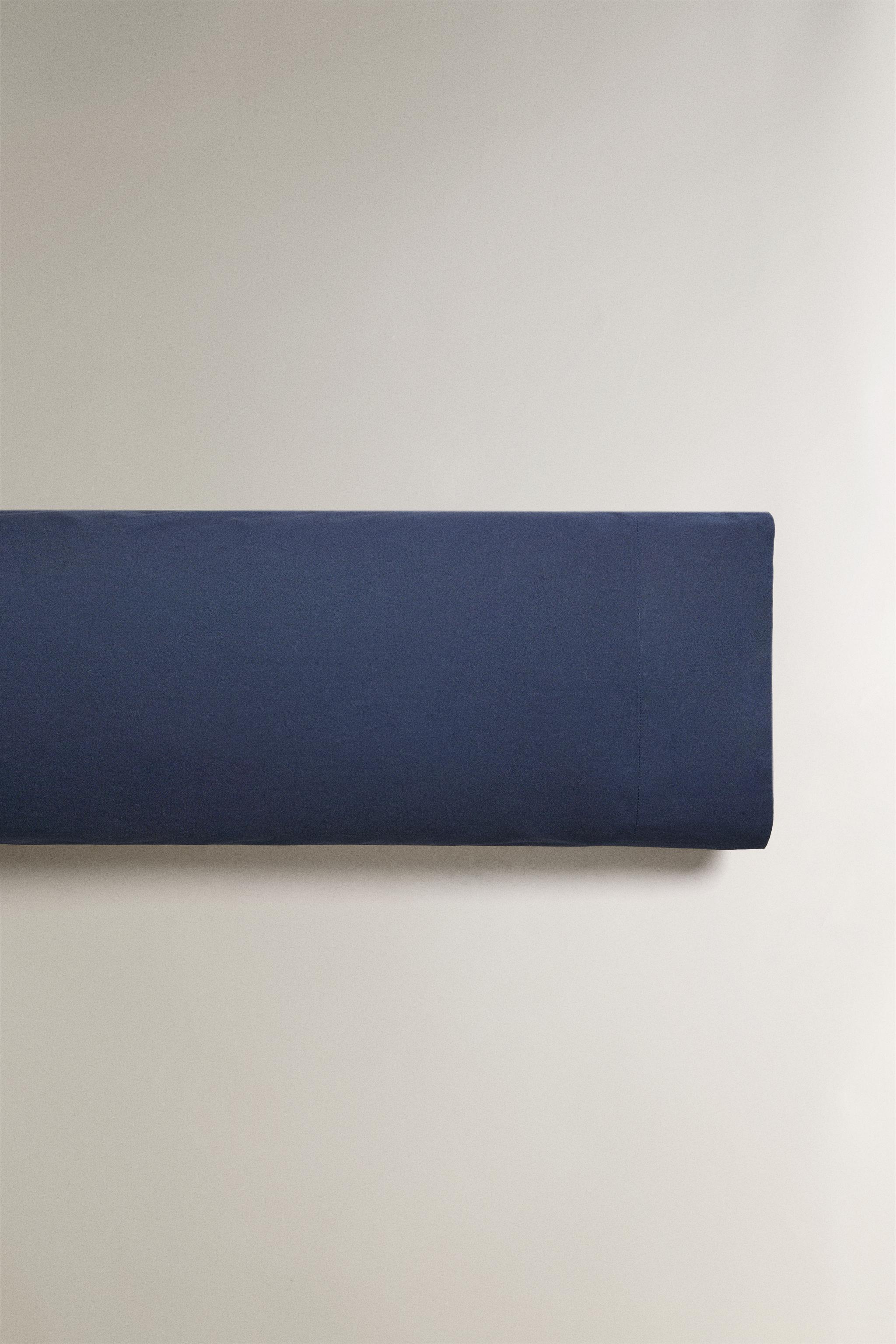 Zara REVERSIBLE COTTON PERCALE PILLOWCASE — фото 5