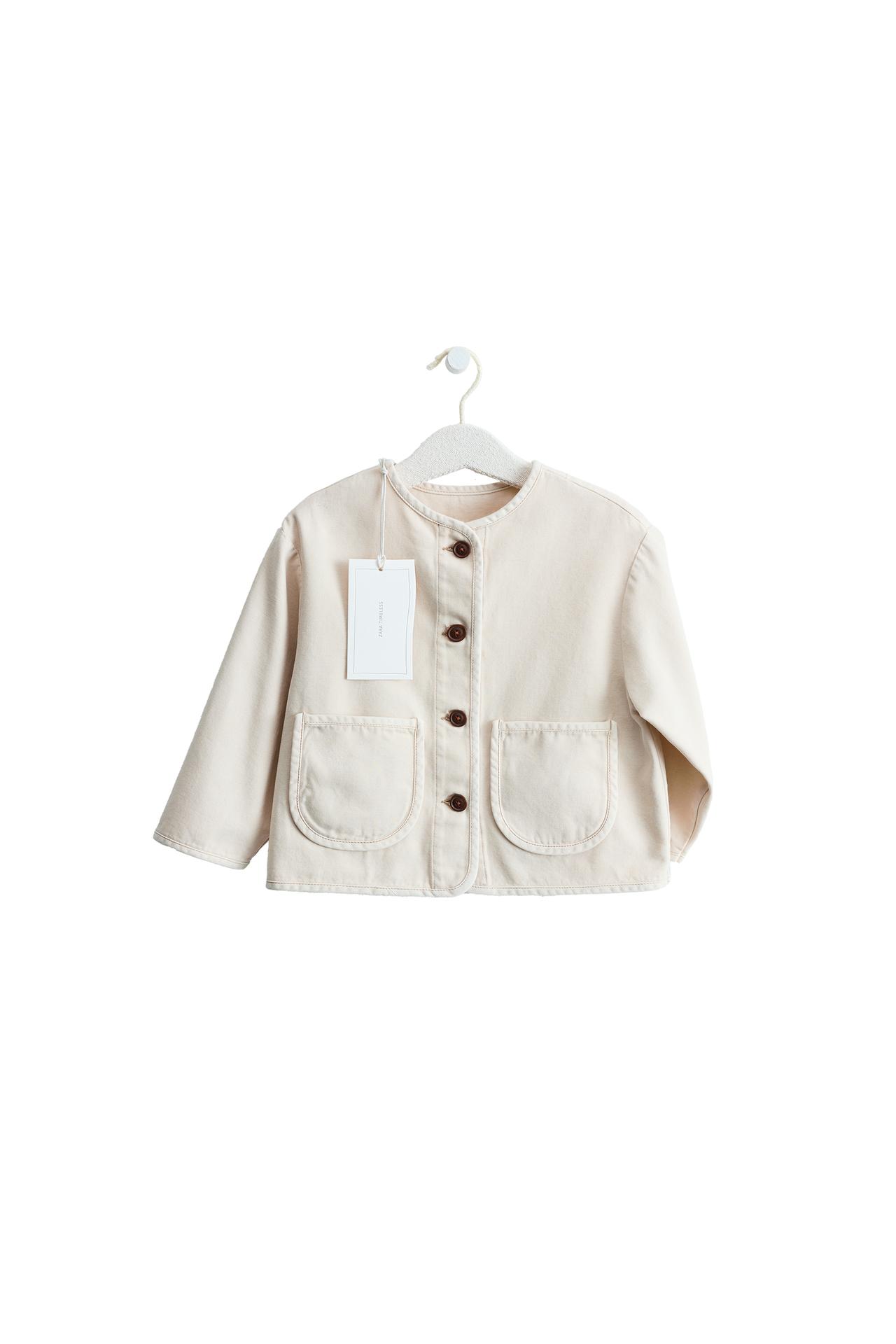ZARA TIMELESS — ОДНОТОННАЯ КУРТКА ИЗ ХОЛСТА