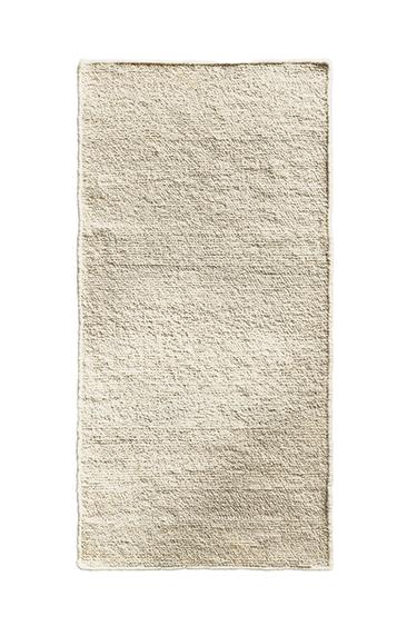 WAVY WOOL RUG - Oyster-white by Zara