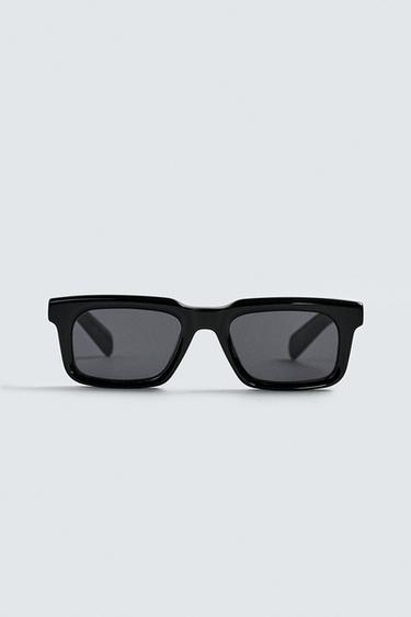 LIMITED EDITION RECTANGULAR SUNGLASSES - Black by Zara