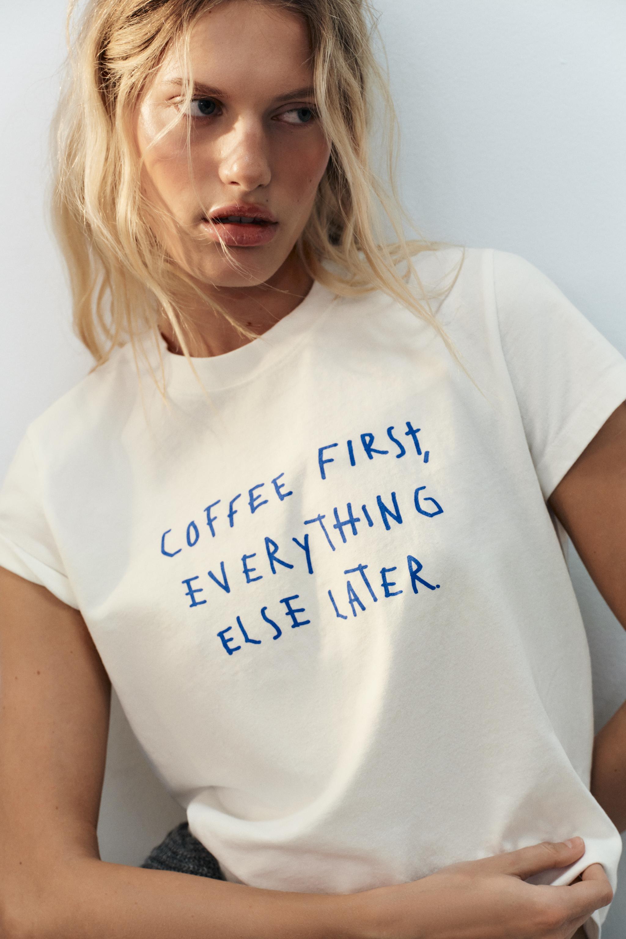 Text T-Shirt by Zara