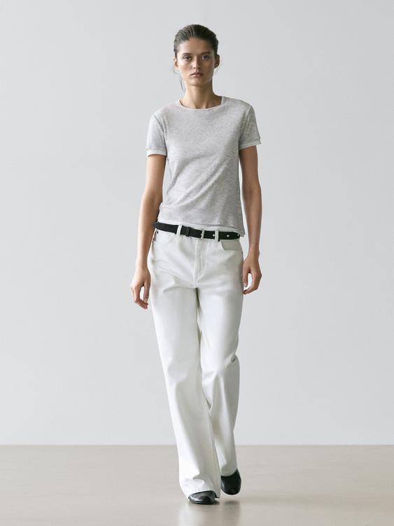Short sleeve double finish T-shirt from Zara - $70