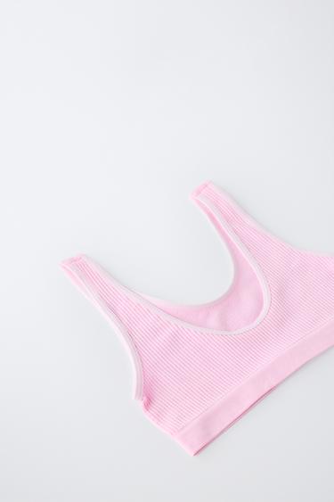 AGES 8-14 / TWO-PACK OF SEAMLESS TOPS - Multicoloured by Zara - Image 2