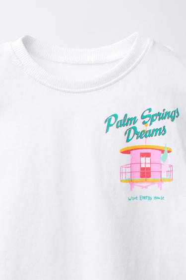 T-SHIRT IMPRIMÉ CABINE - Blanc de Zara - Image 2