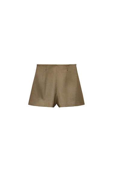 SHORTS CUADROS TIRO ALTO