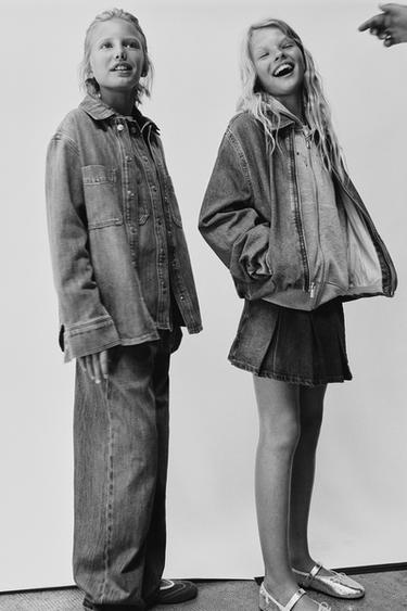 ÁO SƠ MI KHOÁC NGOÀI VẢI DENIM - Xanh dương từ Zara