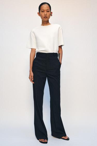 ZW COLLECTION PINSTRIPED TROUSERS - striped by Zara