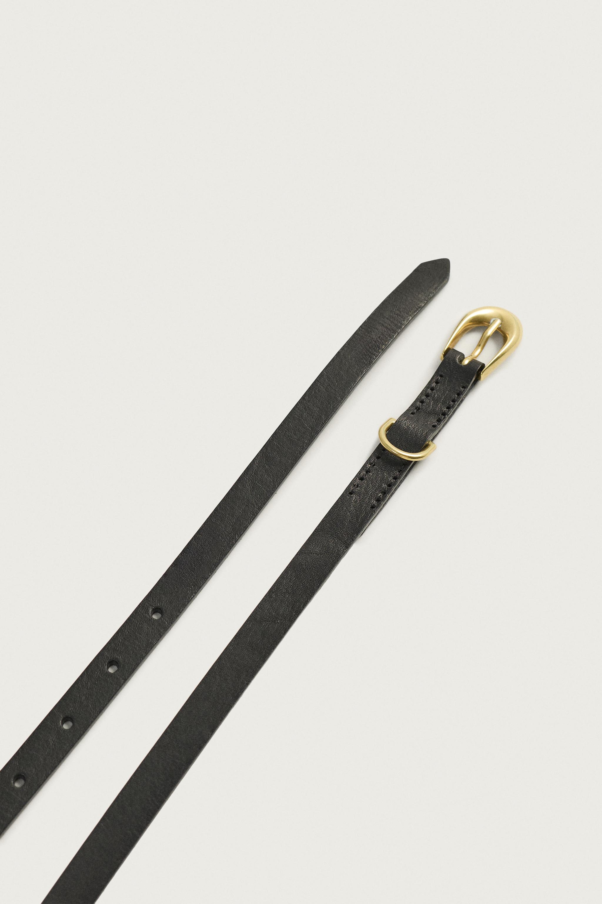 NARROW LEATHER BELT