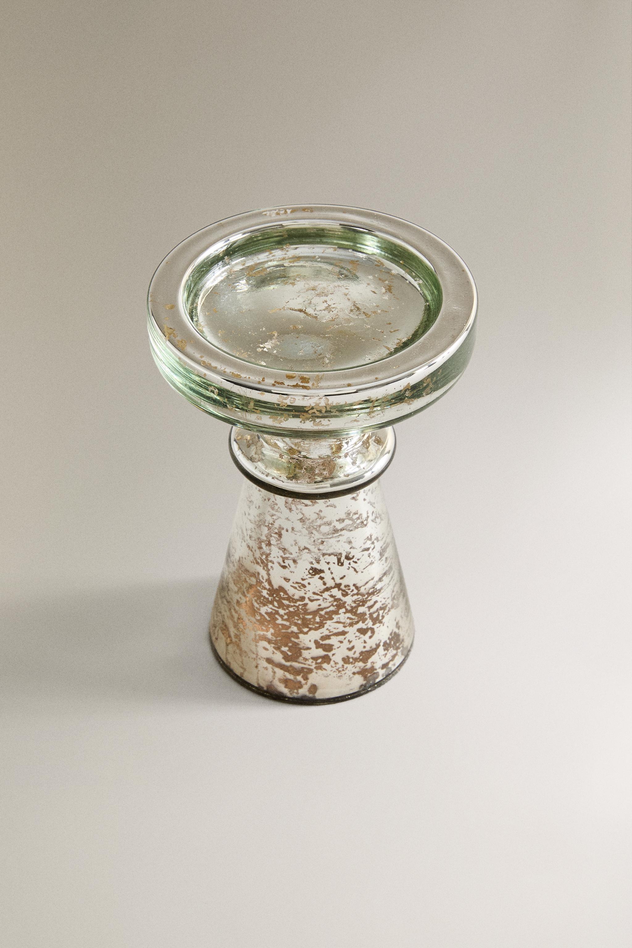 ANTIQUE CHRISTMAS TALL TEALIGHT HOLDER