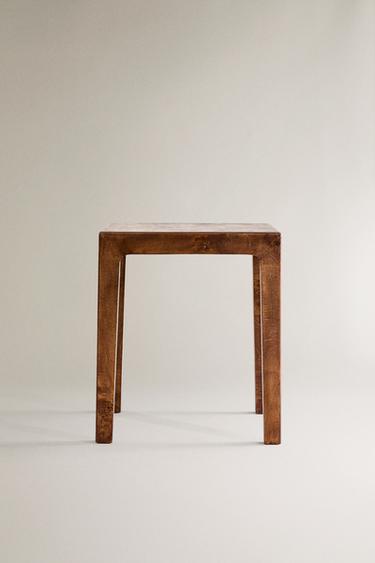 TABLE D’APPOINT BOIS FONCÉ - Marron de Zara - Image 0