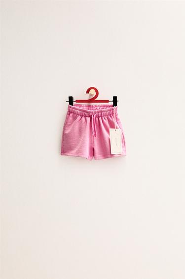 Zara ZARA TIMELESS - JEDNOBOJNE BERMUDE – Malina