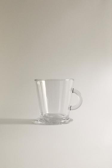 TRANSPARENT GLASS CAPPUCCINO CUP - Transparent by Zara