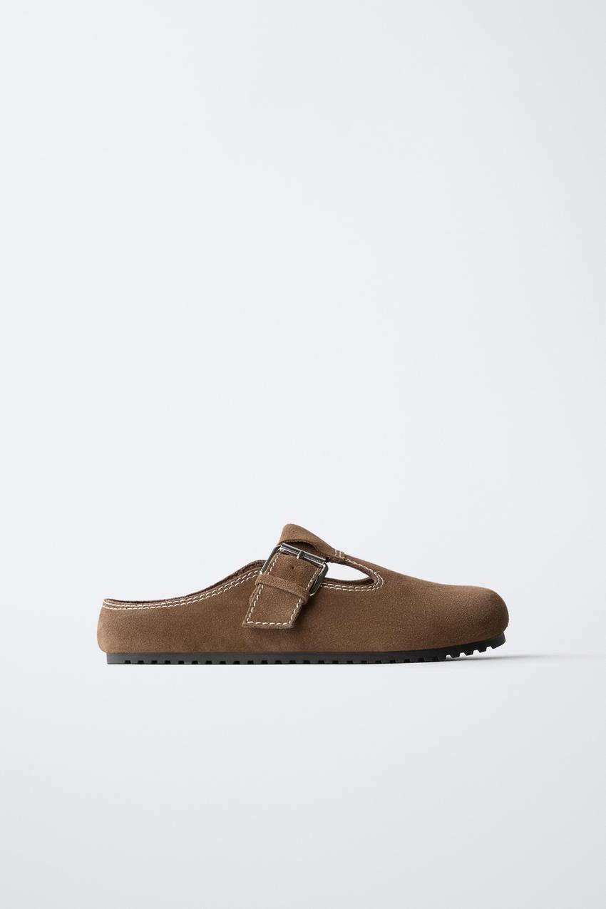 Zara | Shoes | Zara Buckled Leather Clogs | Poshmark ZARA buckled leather clogs main image 2