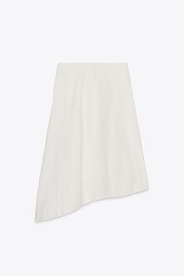 SARONG SKIRT - Oyster-white by Zara - Image 6