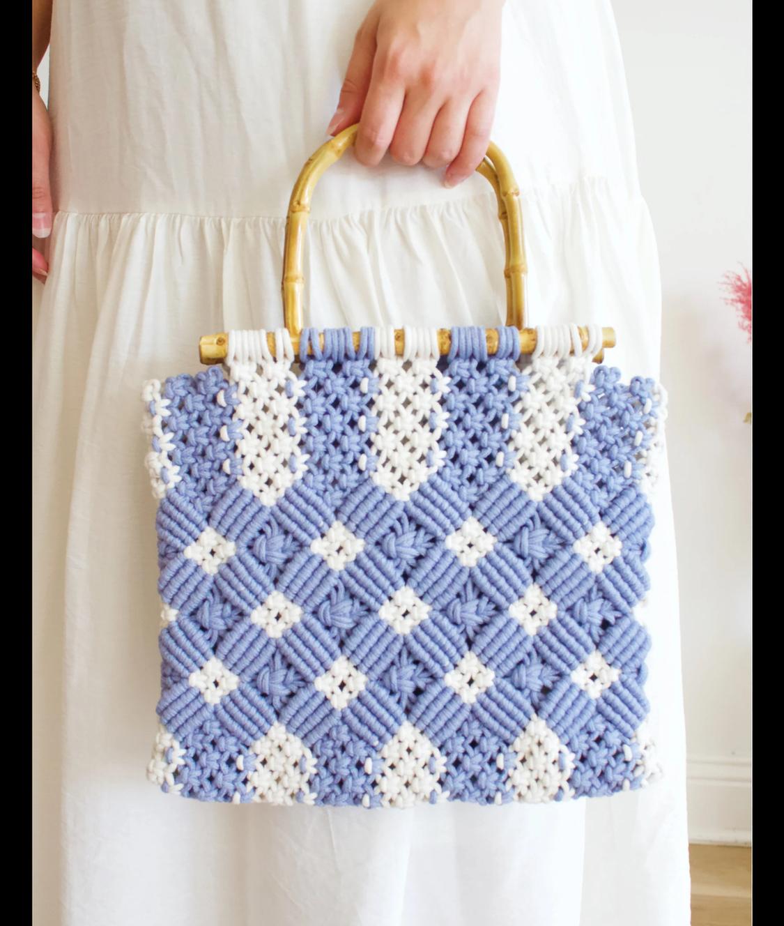 SHOPPER MACRAMÉ ASA BAMBÚ