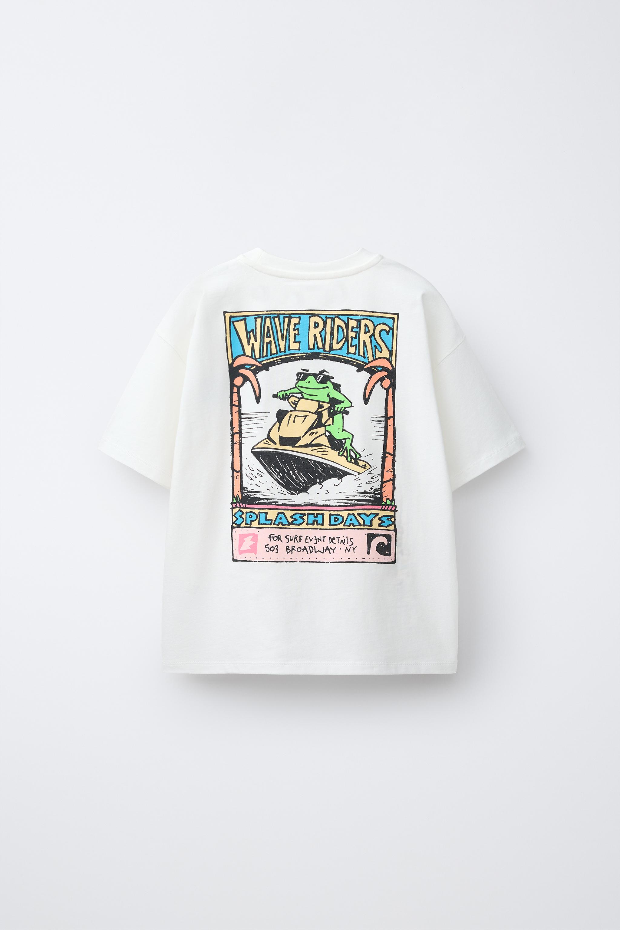 PRINTED T-SHIRT - White | ZARA United States