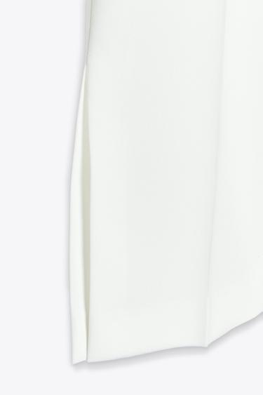 CONTRAST WAIST TROUSERS - Ecru by Zara - Image 7