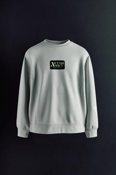 SWEAT SPORT - Gris clair de Zara