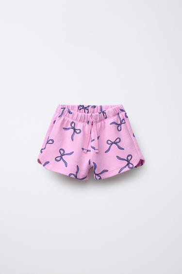 PRINTED BERMUDA SHORTS - Bubble gum by Zara - Image 0
