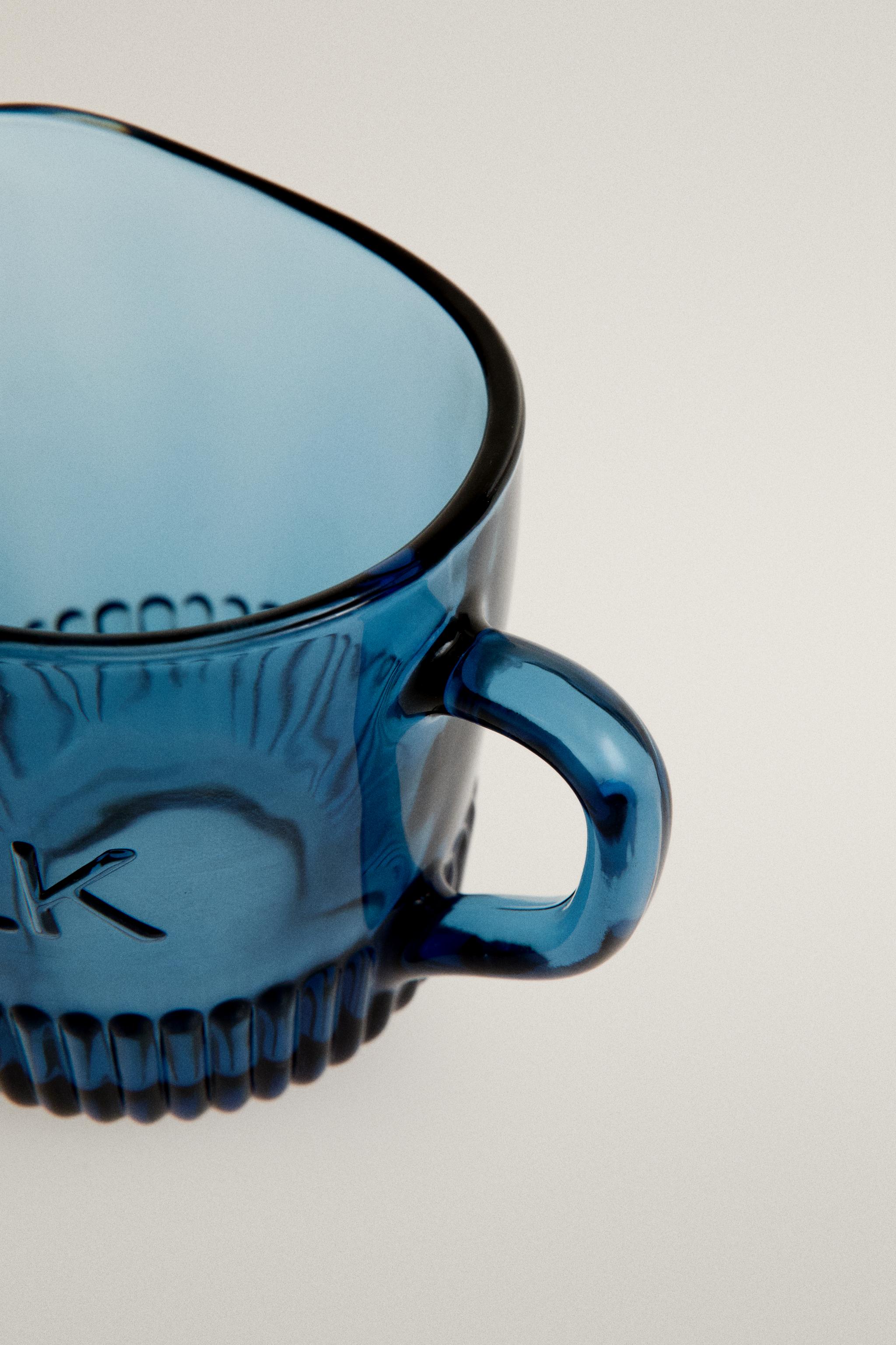 GLASS MILK PITCHER