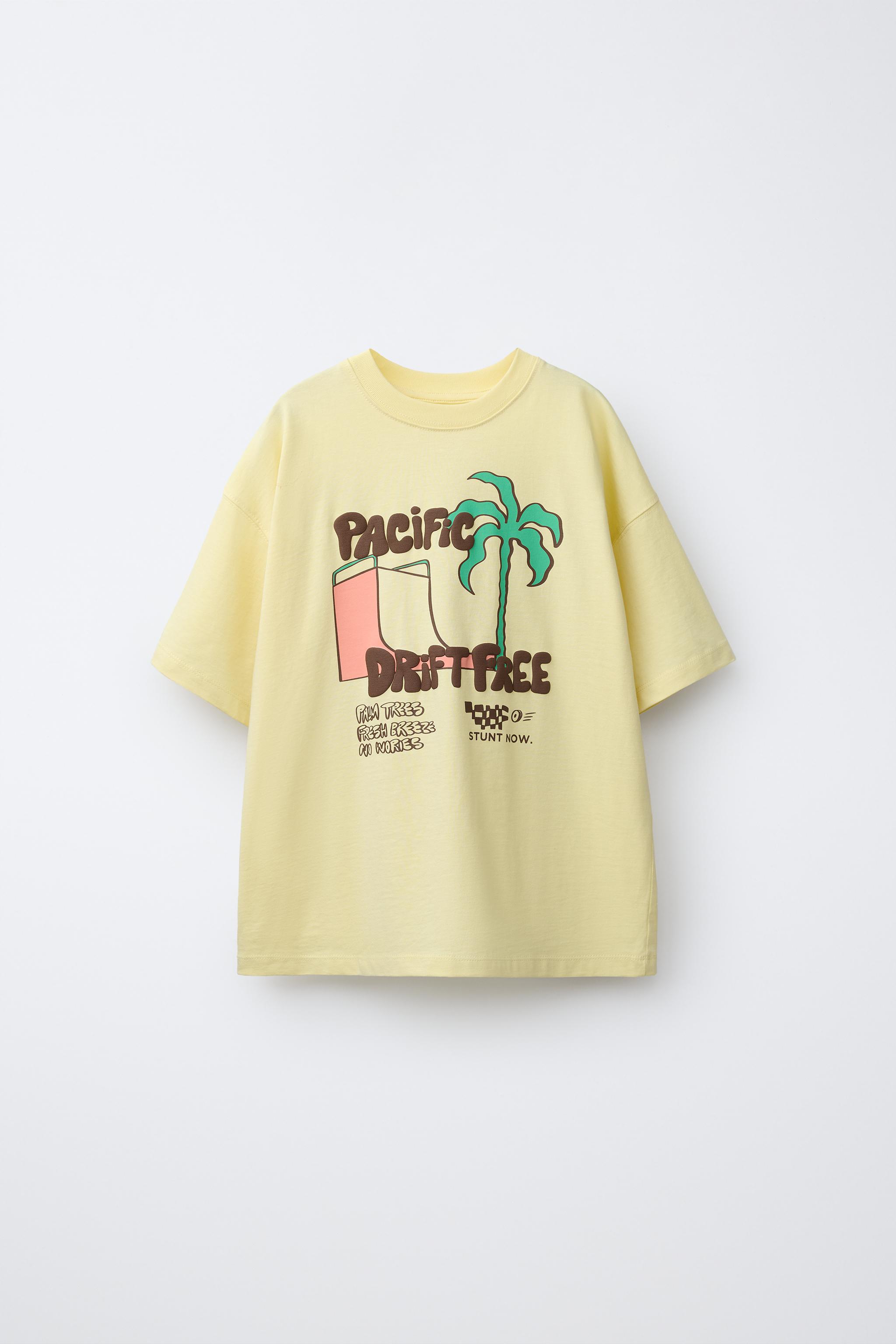 サリー KABARTMALI T-SHIRT - Sarı | ZARA Türkiye / Turkey