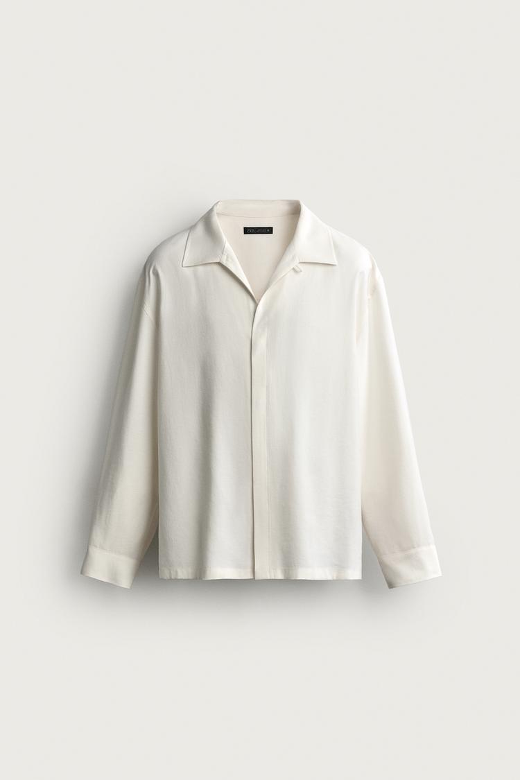 Camisa fluida mezcla modal