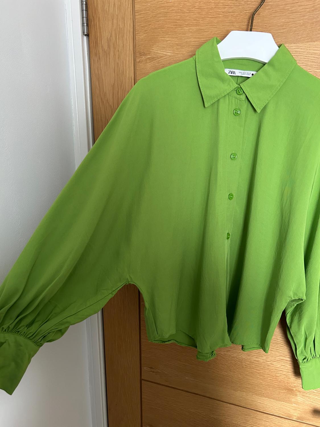 BLOUSE WITH VOLUMINOUS SLEEVES - Image 3