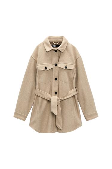 SOFT OVERSHIRT WITH BELT