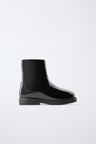 BOTA EFECTO ACHAROLADO - Negro de Zara