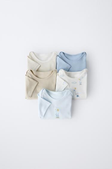 5-PACK OF BALLOON BODYSUITS - Blue by Zara - Image 0