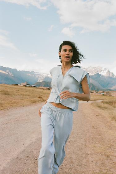 CUERPO SAFARI - Azul claro de Zara - Imagen 0