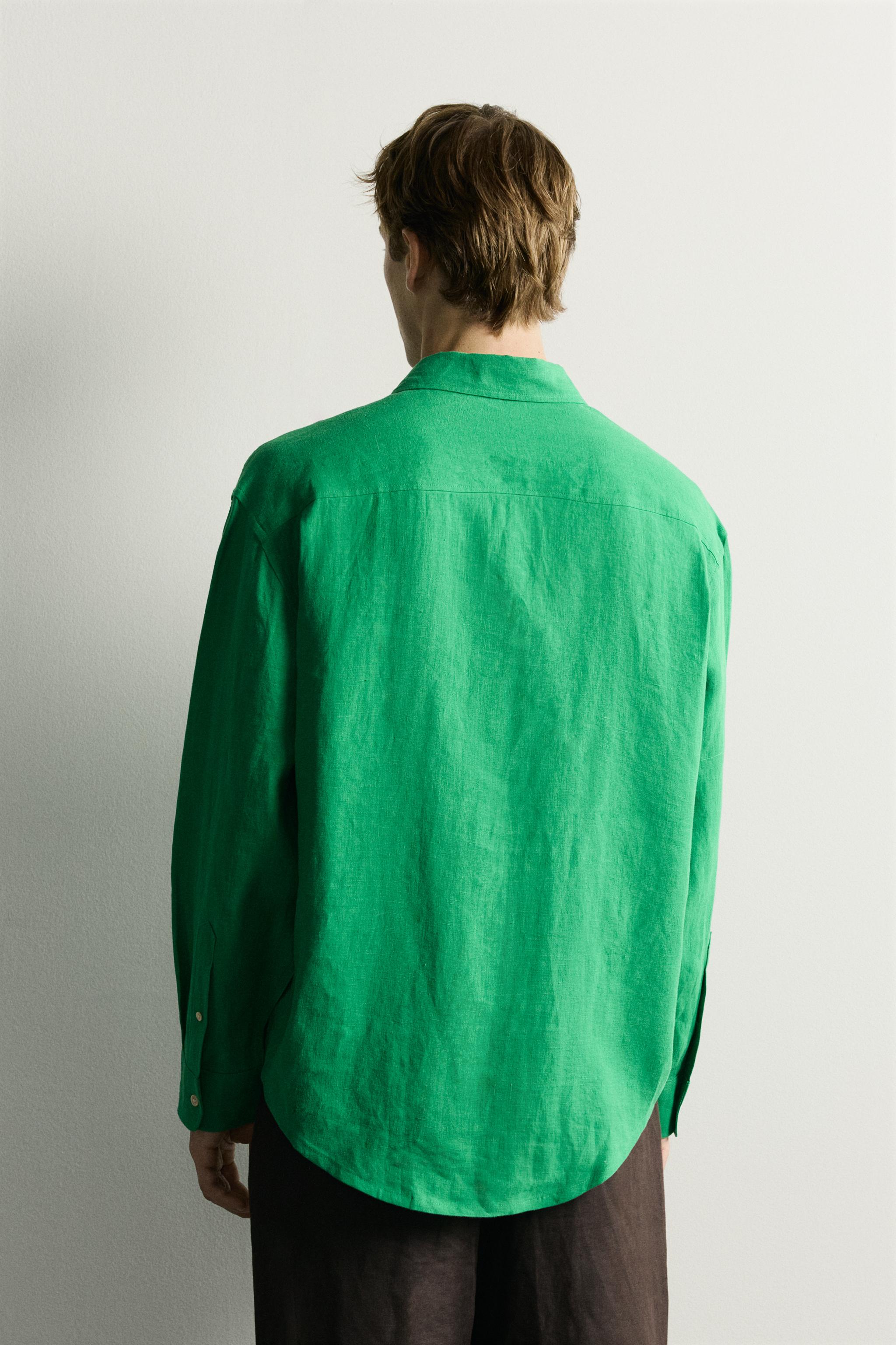 100% LINEN RELAXED FIT SHIRT