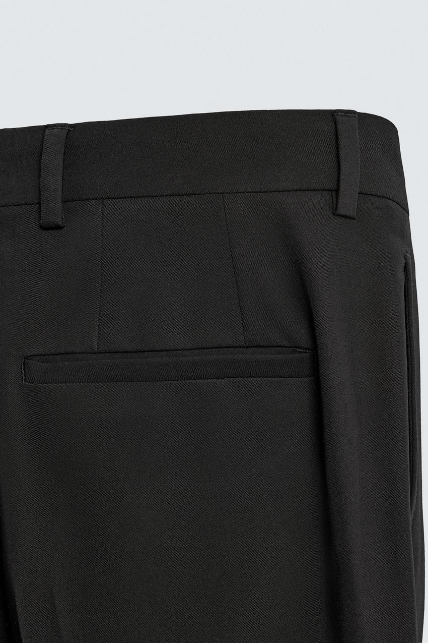 COMFORT PLEATED SUIT PANTS