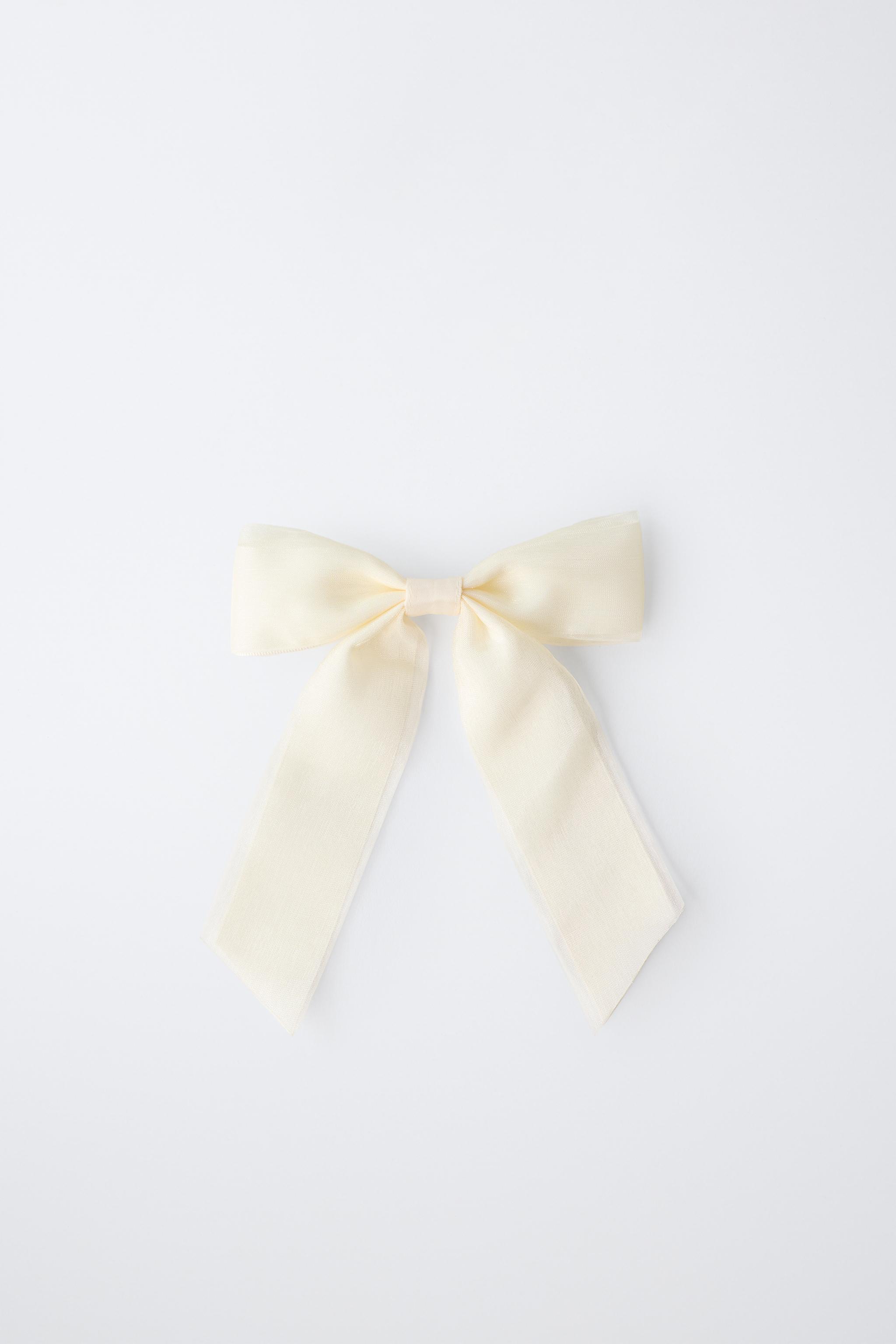 NŒUD BARRETTE EN ORGANZA