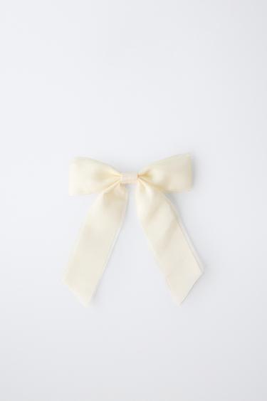 NŒUD BARRETTE EN ORGANZA - Blanc de Zara - Image 3