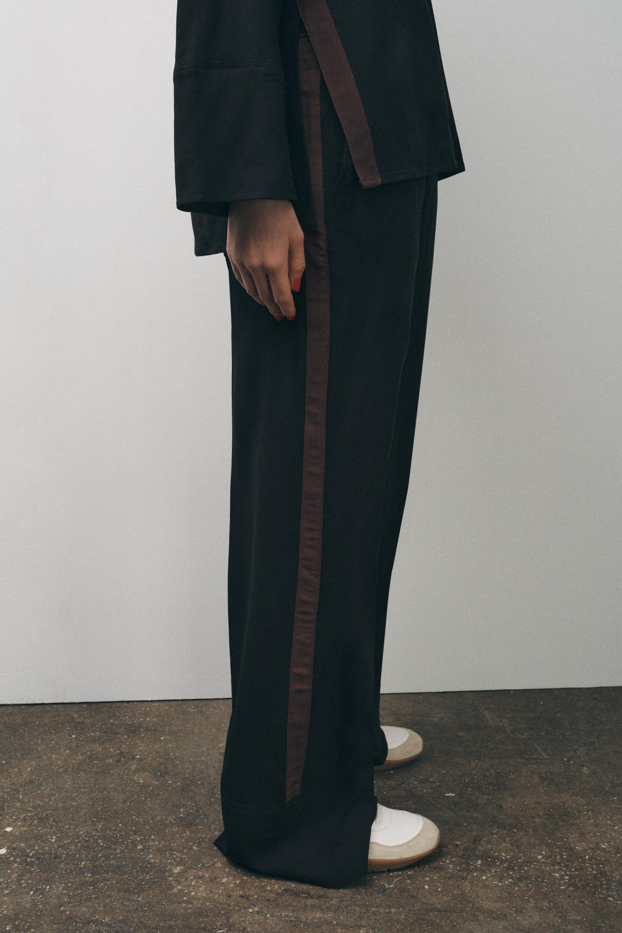 SIDE STRIPE PANTS ZW COLLECTION - Black | ZARA United States