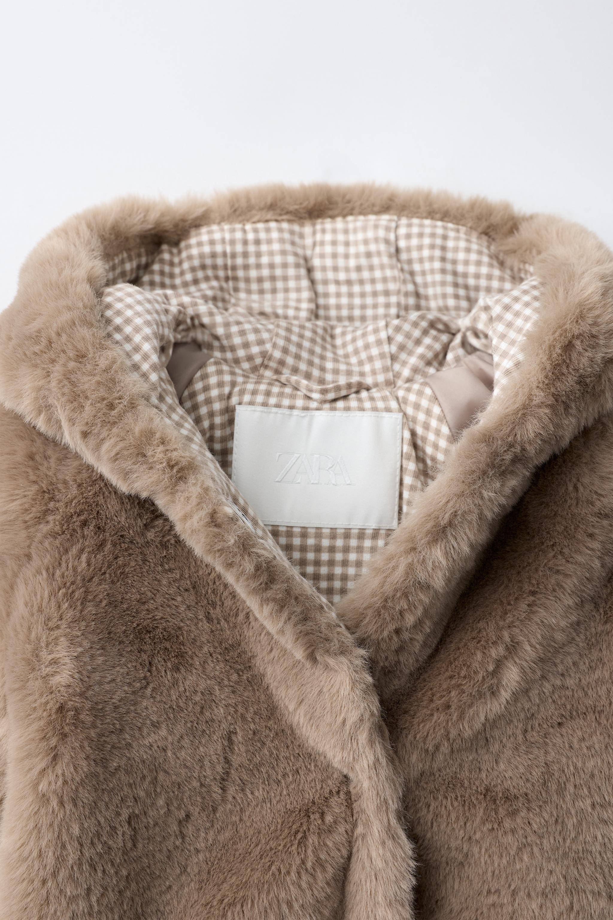 FAUX-FUR EAR HOODIE